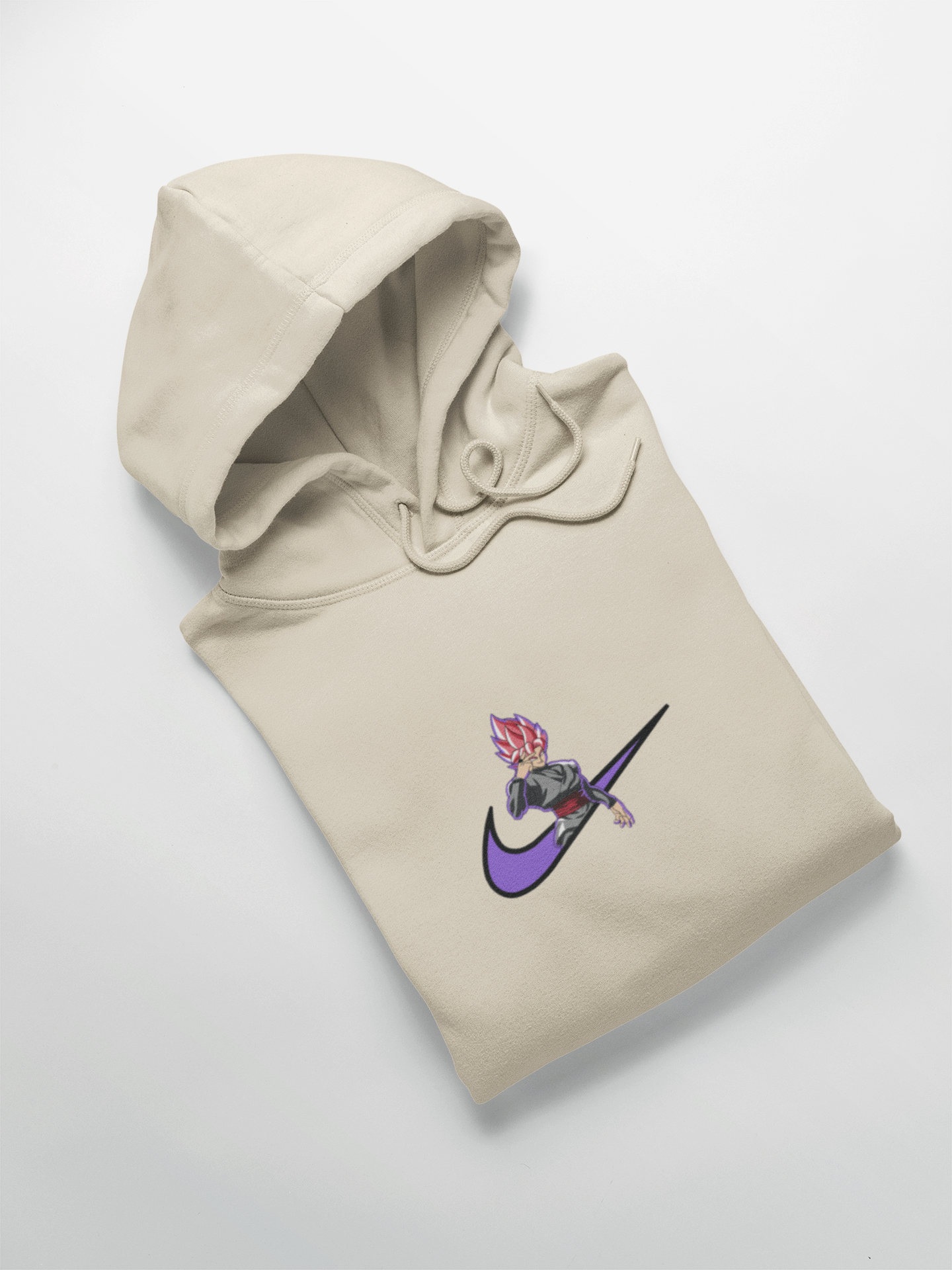 Goku Black SSJ Rose Nike Custom | Dragon Ball | Hoodie Brodé
