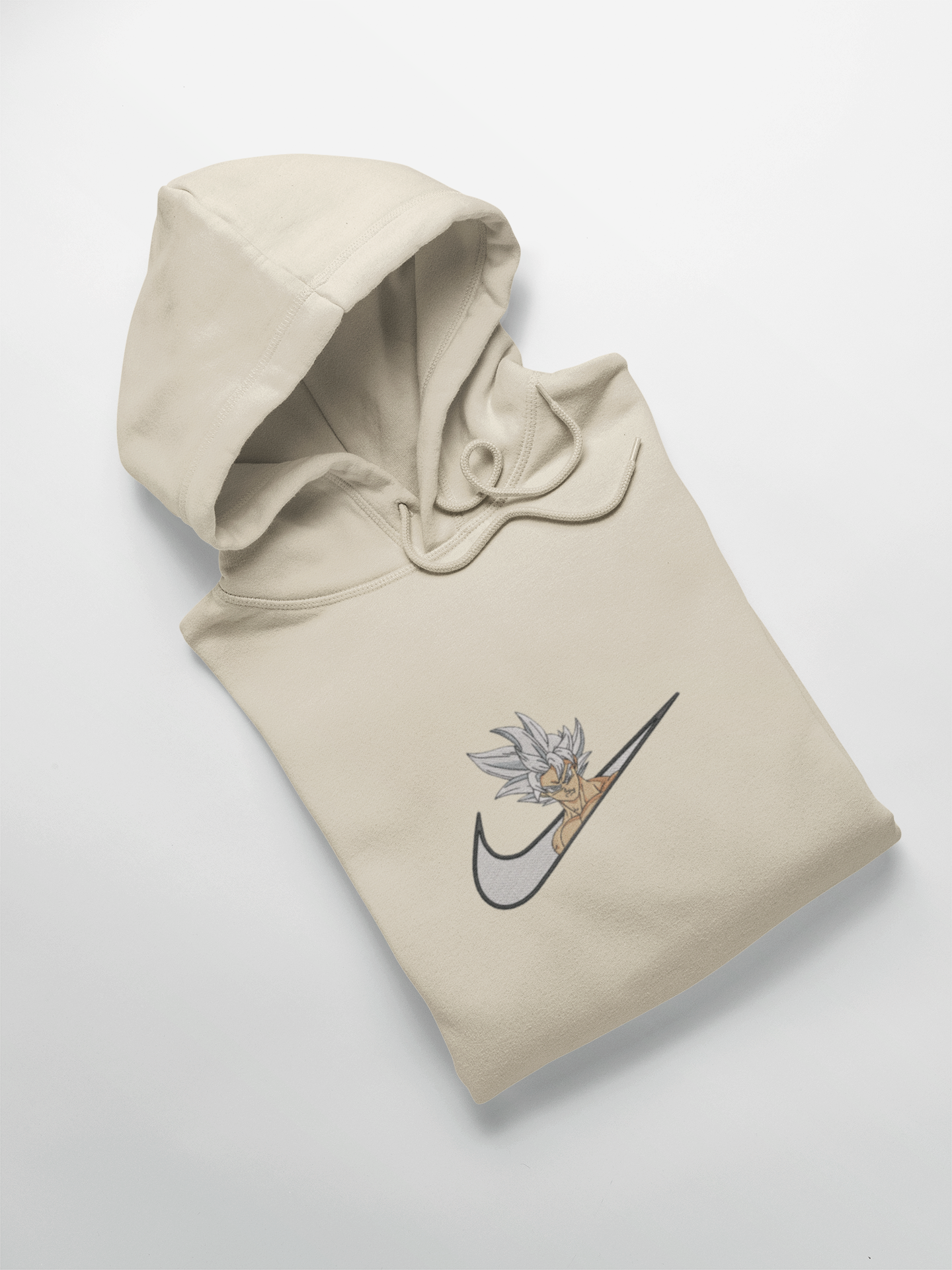 Goku Ultra Instinct Nike Custom | Dragon Ball | Hoodie Brodé
