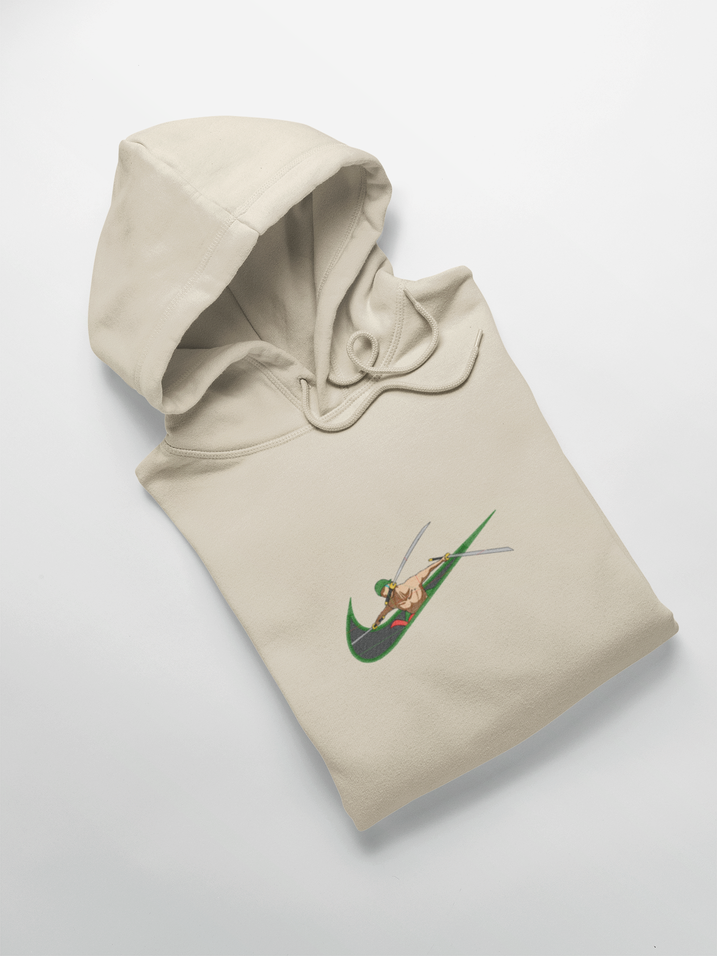 Zoro 3 sabres Nike Custom | One Piece | Hoodie Brodé