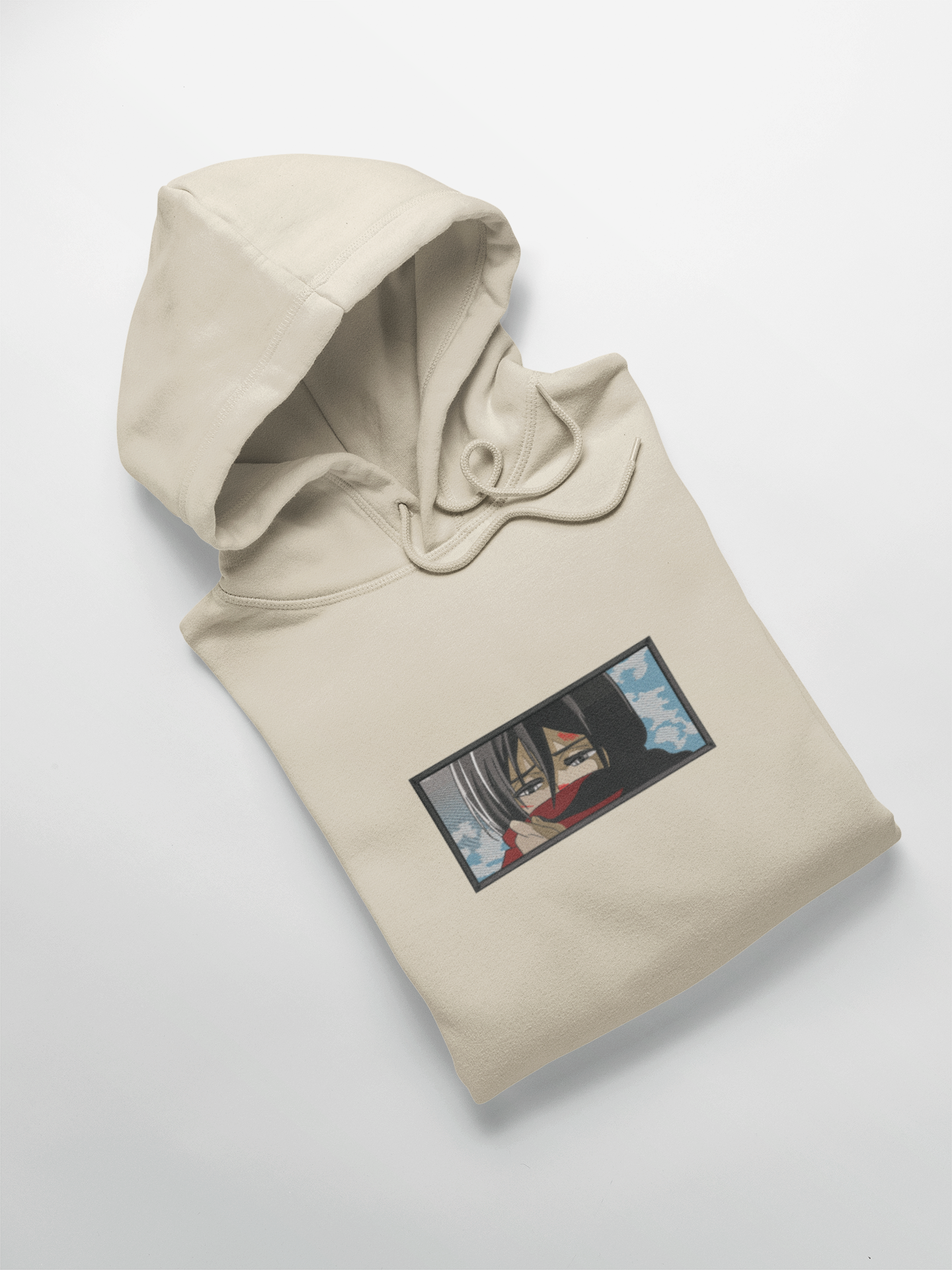 Mikasa Ackerman Custom | L'Attaque des Titans | Hoodie Brodé