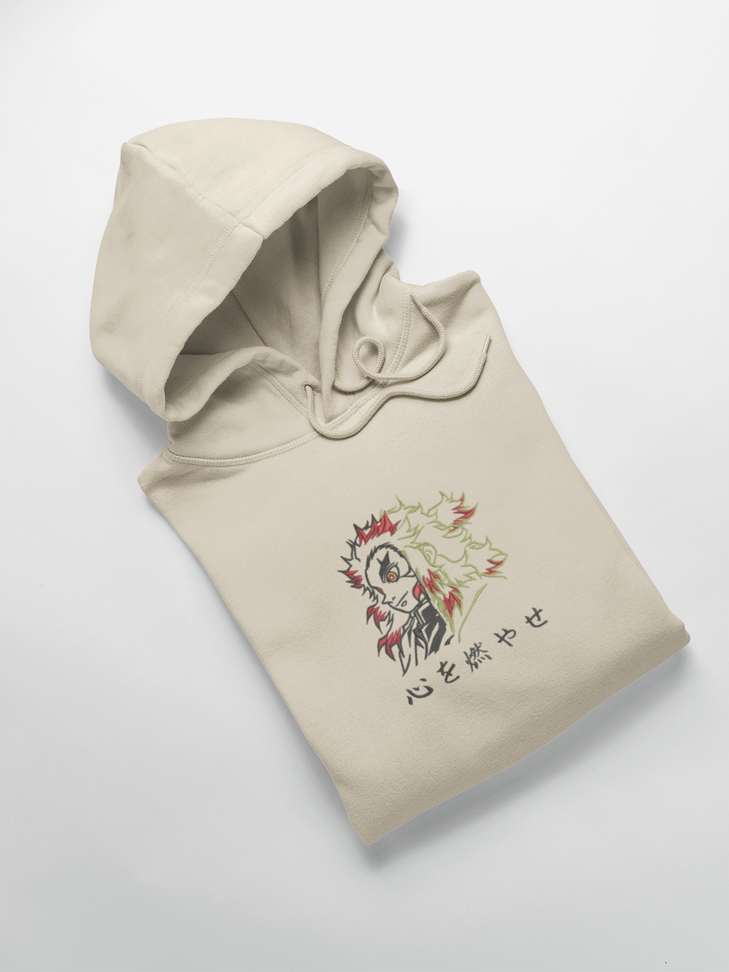 Rengoku Custom | Demon Slayer | Hoodie Brodé