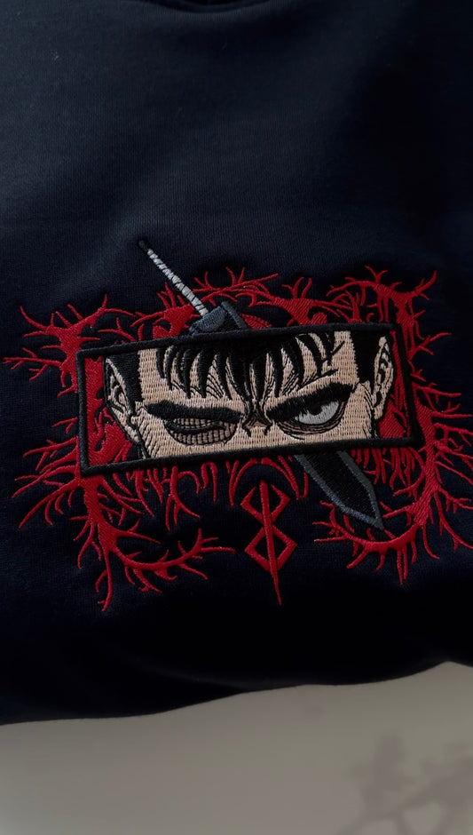 Guts Custom | Berserk | Hoodie Brodé