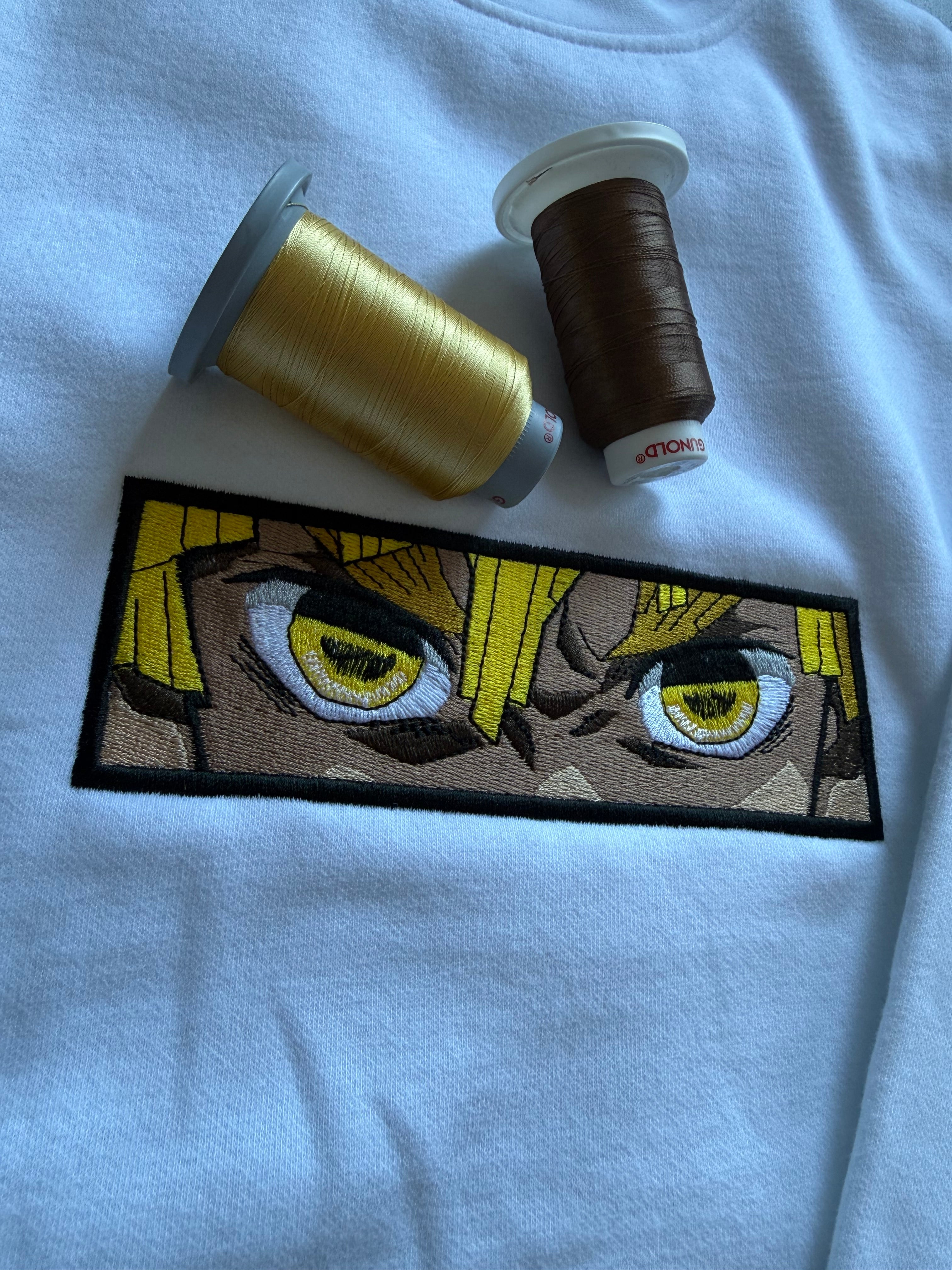 Zenitsu Eyes Custom 27 | Demon Slayer | Hoodie Brodé