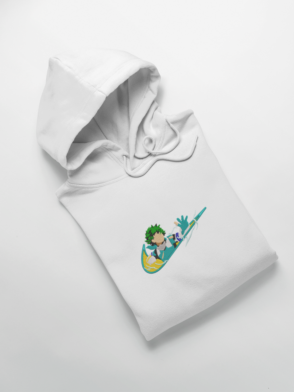Izuku Nike Custom 6 | My Hero Academia | Hoodie Brodé