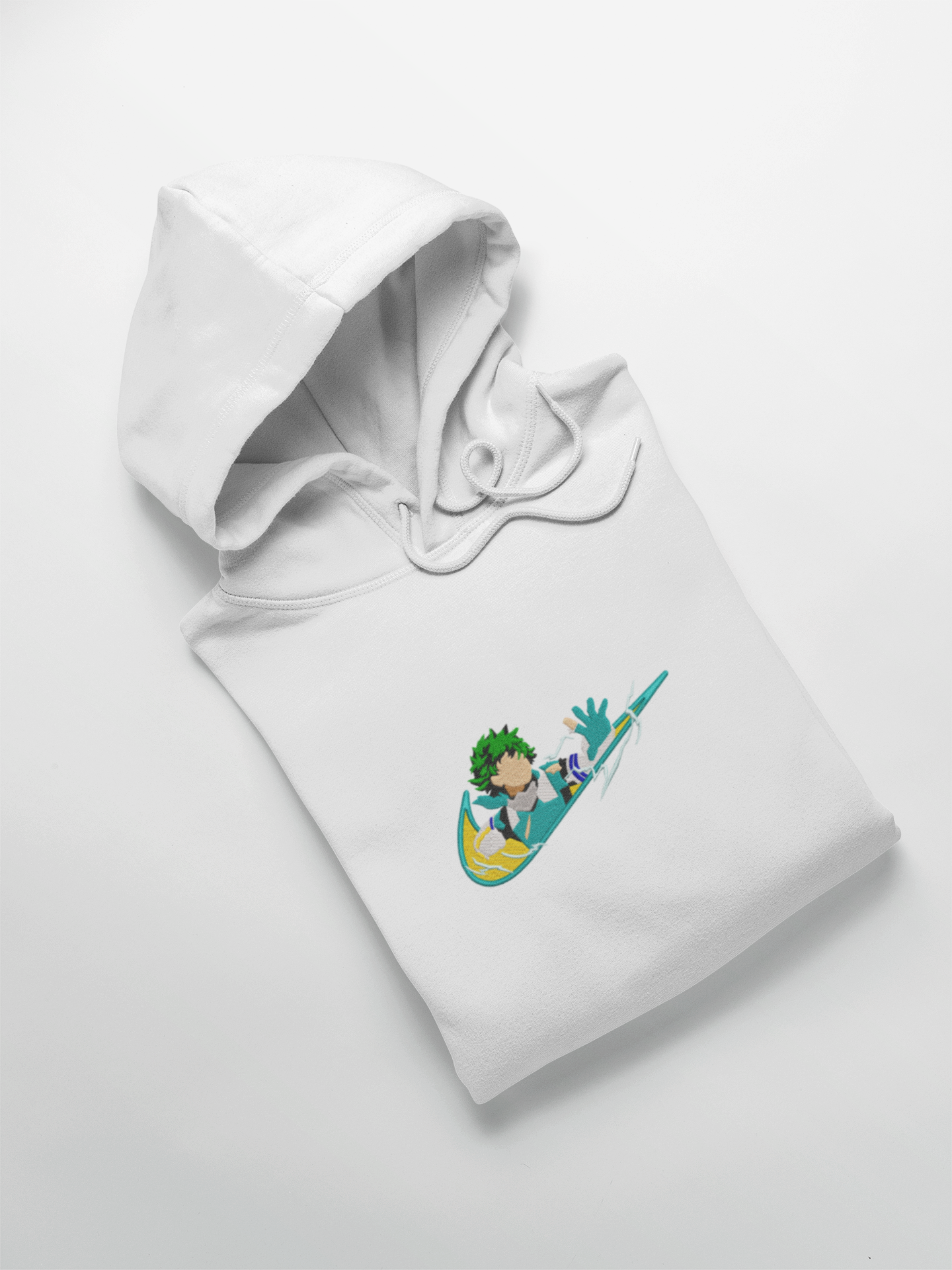 Izuku Nike Custom 6 | My Hero Academia | Hoodie Brodé