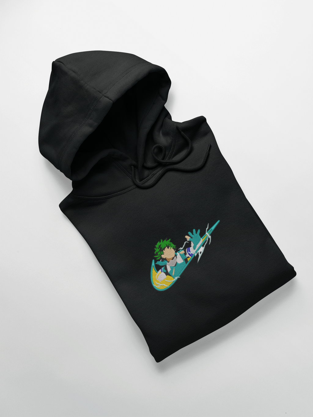 Izuku Nike Custom 6 | My Hero Academia | Hoodie Brodé