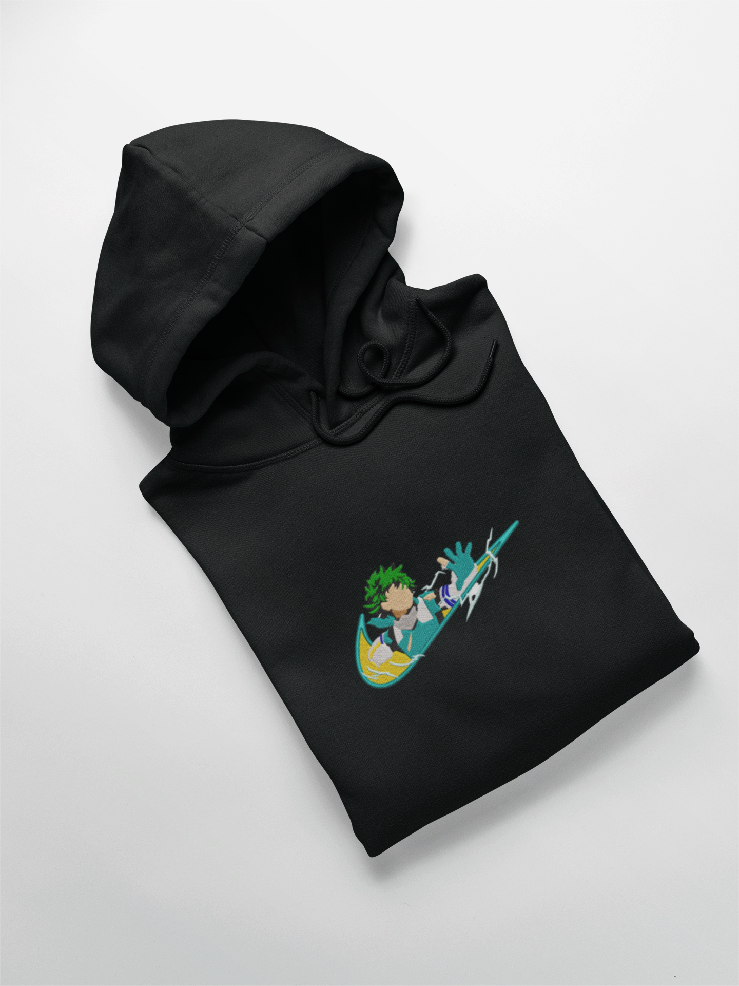 Izuku Nike Custom 6 | My Hero Academia | Hoodie Brodé
