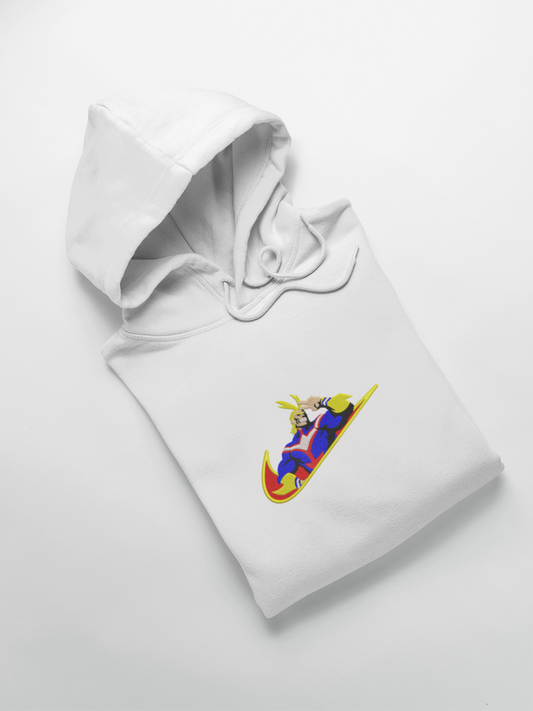 All Might Nike Custom | My Hero Academia | Hoodie Brodé
