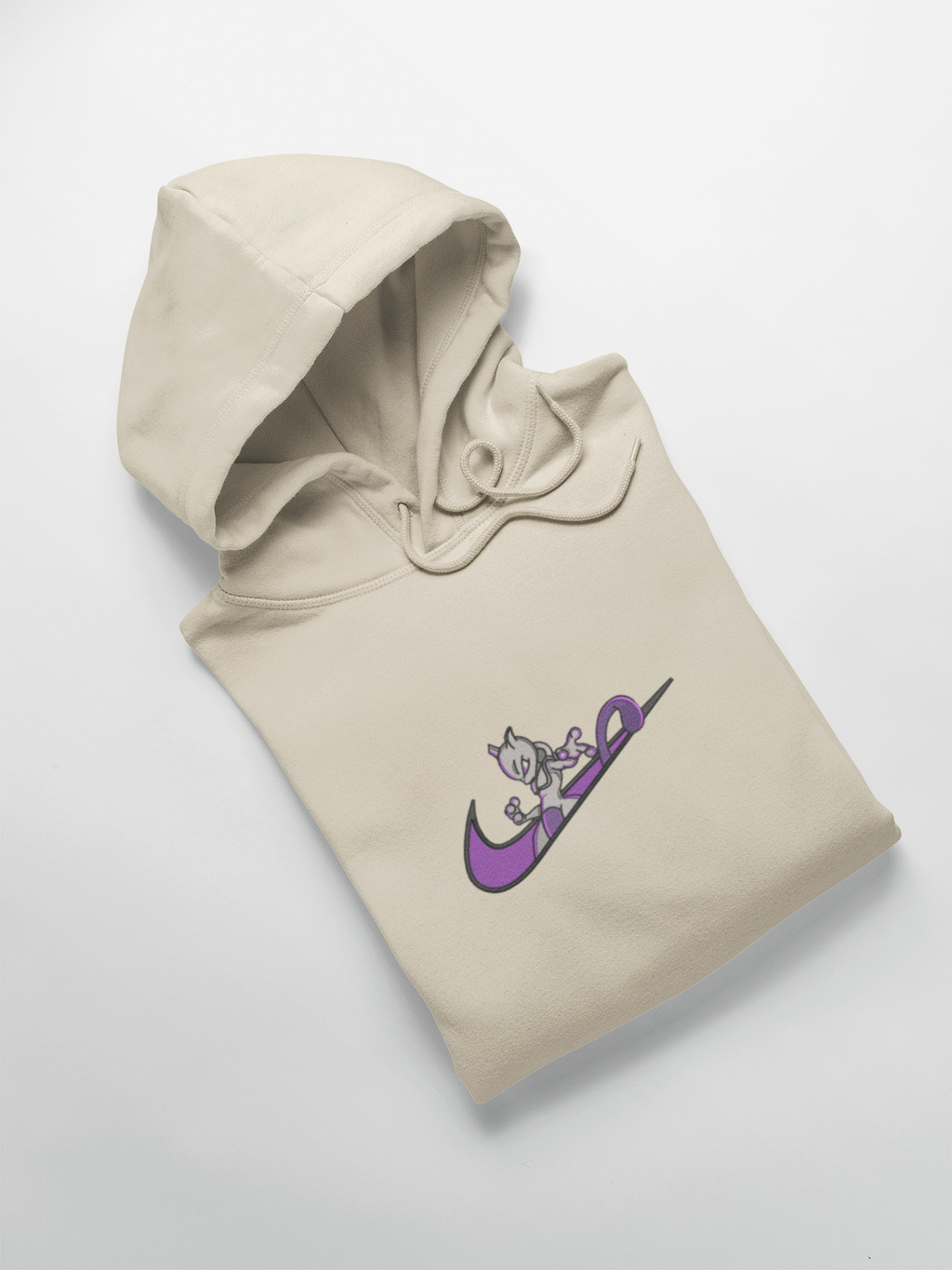 Mewtwo Nike Custom 9 | Pokémon | Hoodie Brodé