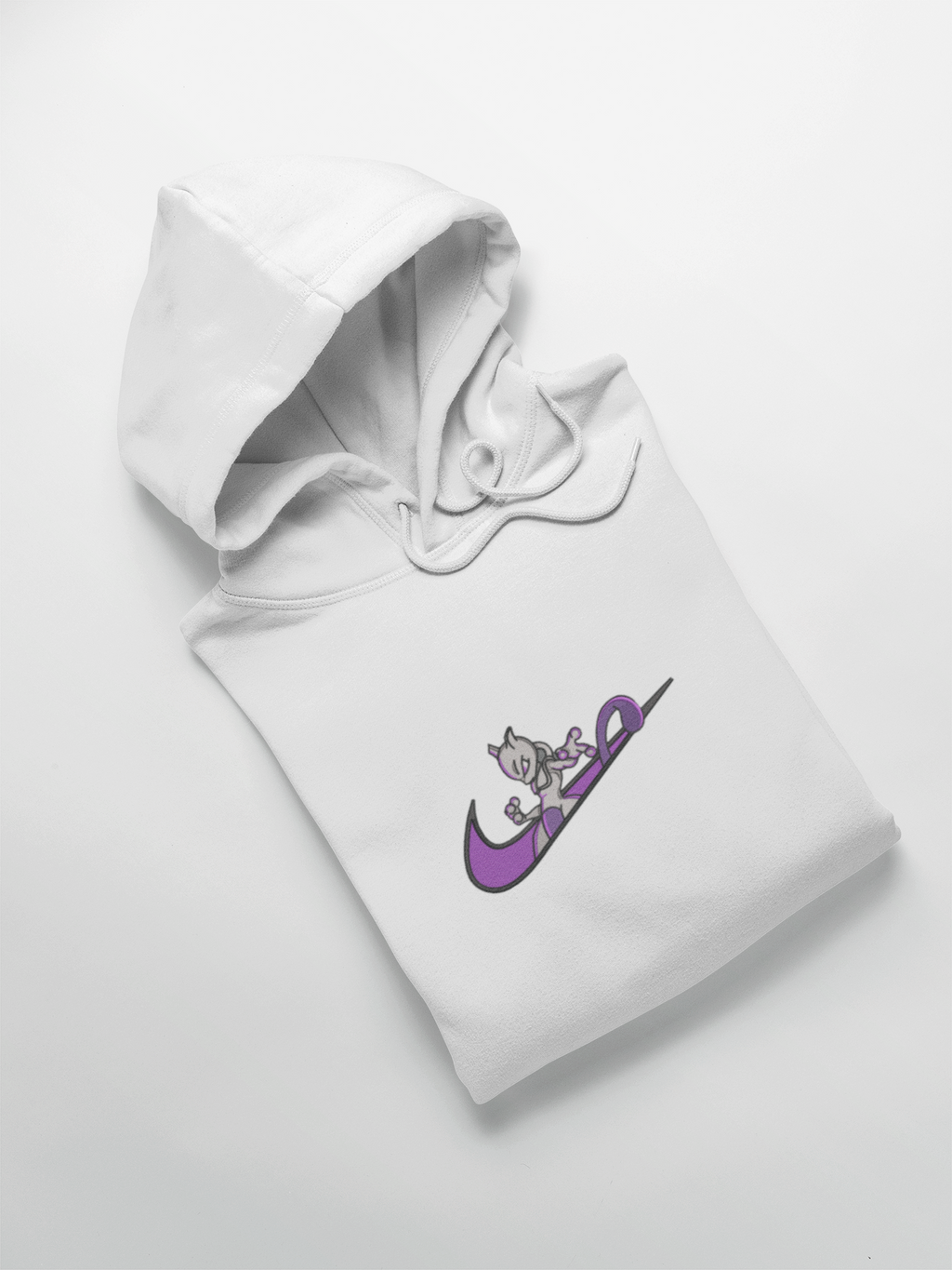 Mewtwo Nike Custom 9 | Pokémon | Hoodie Brodé