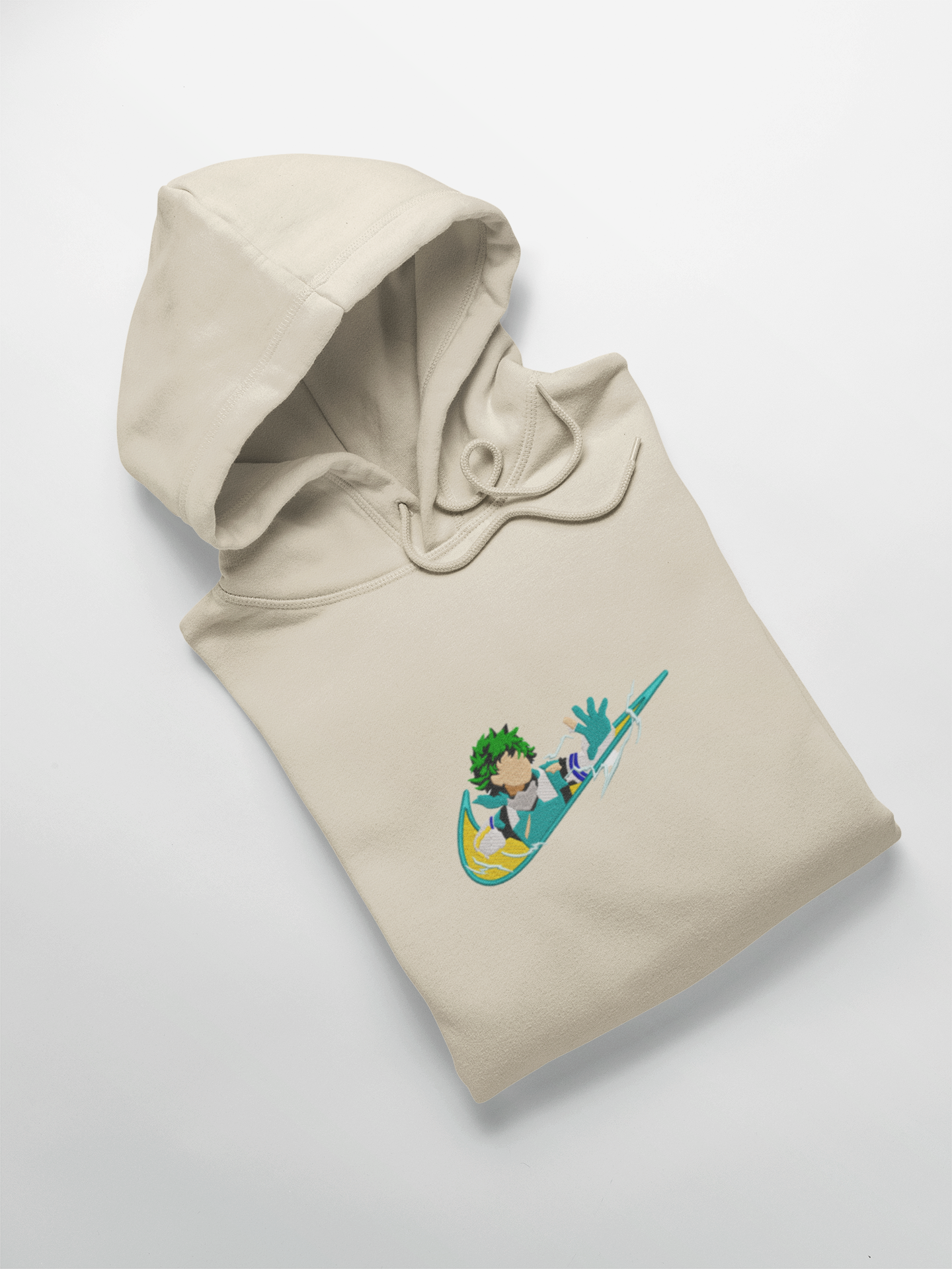Izuku Nike Custom 6 | My Hero Academia | Hoodie Brodé
