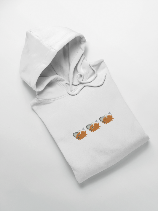 Pochita Custom | Chainsaw Man | Hoodie Brodé