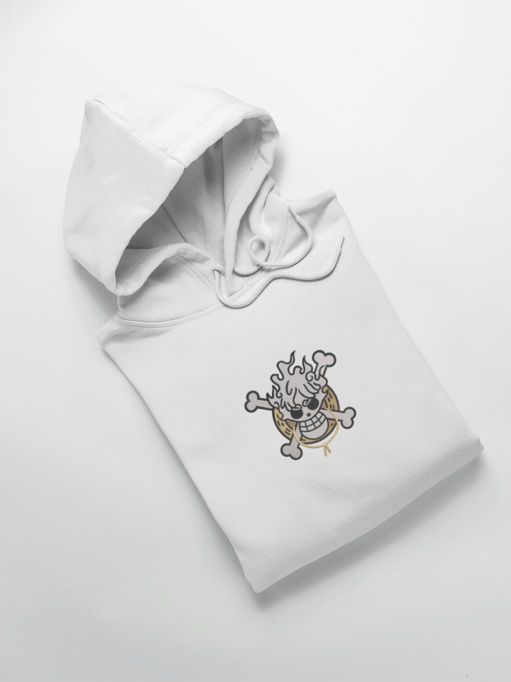 Logo Luffy Custom 18 | One Piece | Hoodie Brodé