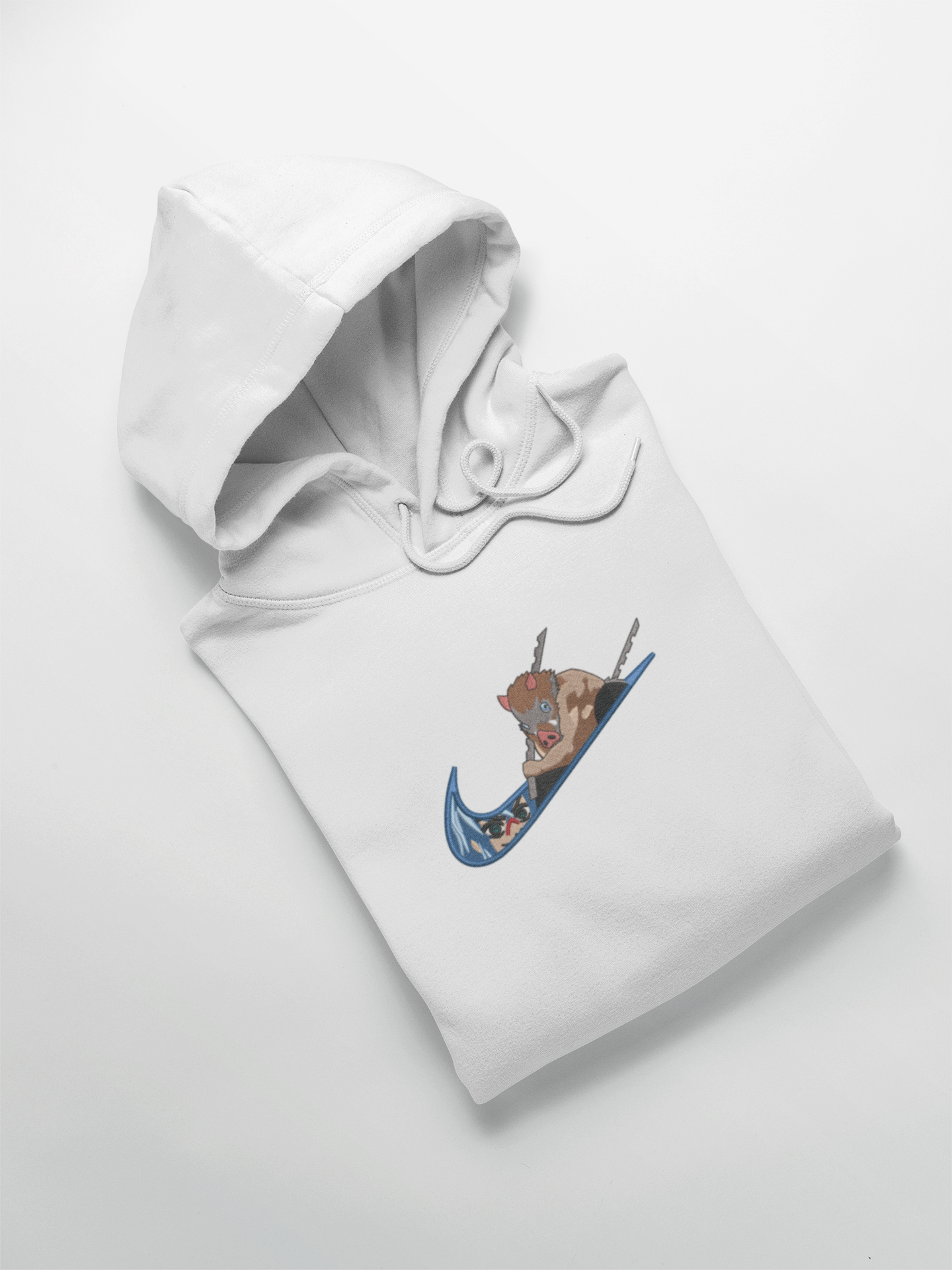 Inosuke Nike Custom 13 | Demon Slayer | Hoodie Brodé