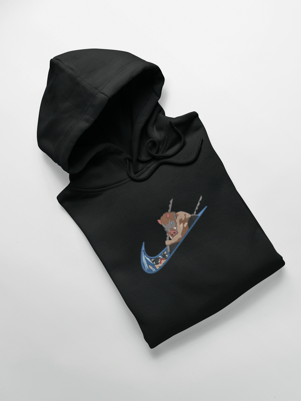 Inosuke Nike Custom 13 | Demon Slayer | Hoodie Brodé