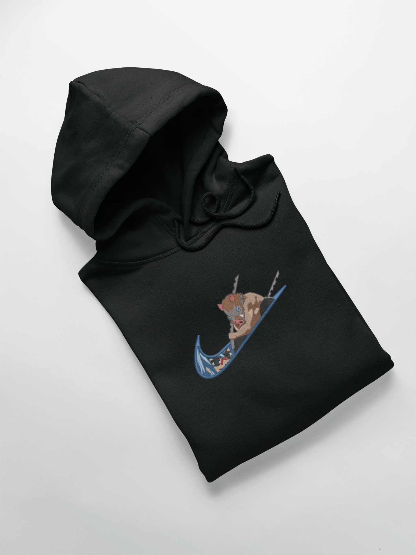 Inosuke Nike Custom | Demon Slayer | Hoodie Brodé
