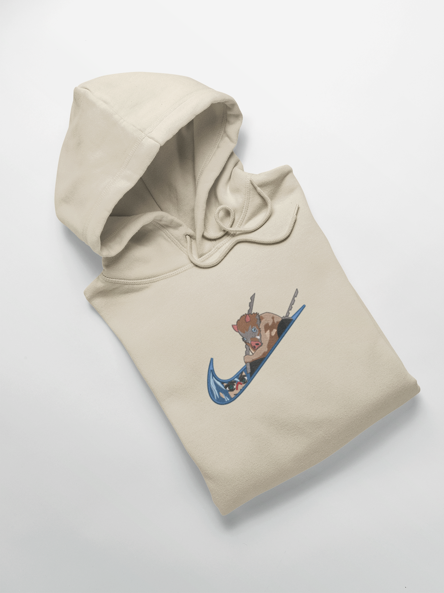 Inosuke Nike Custom 13 | Demon Slayer | Hoodie Brodé