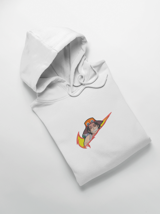 Ace Nike Custom | One Piece | Hoodie Brodé