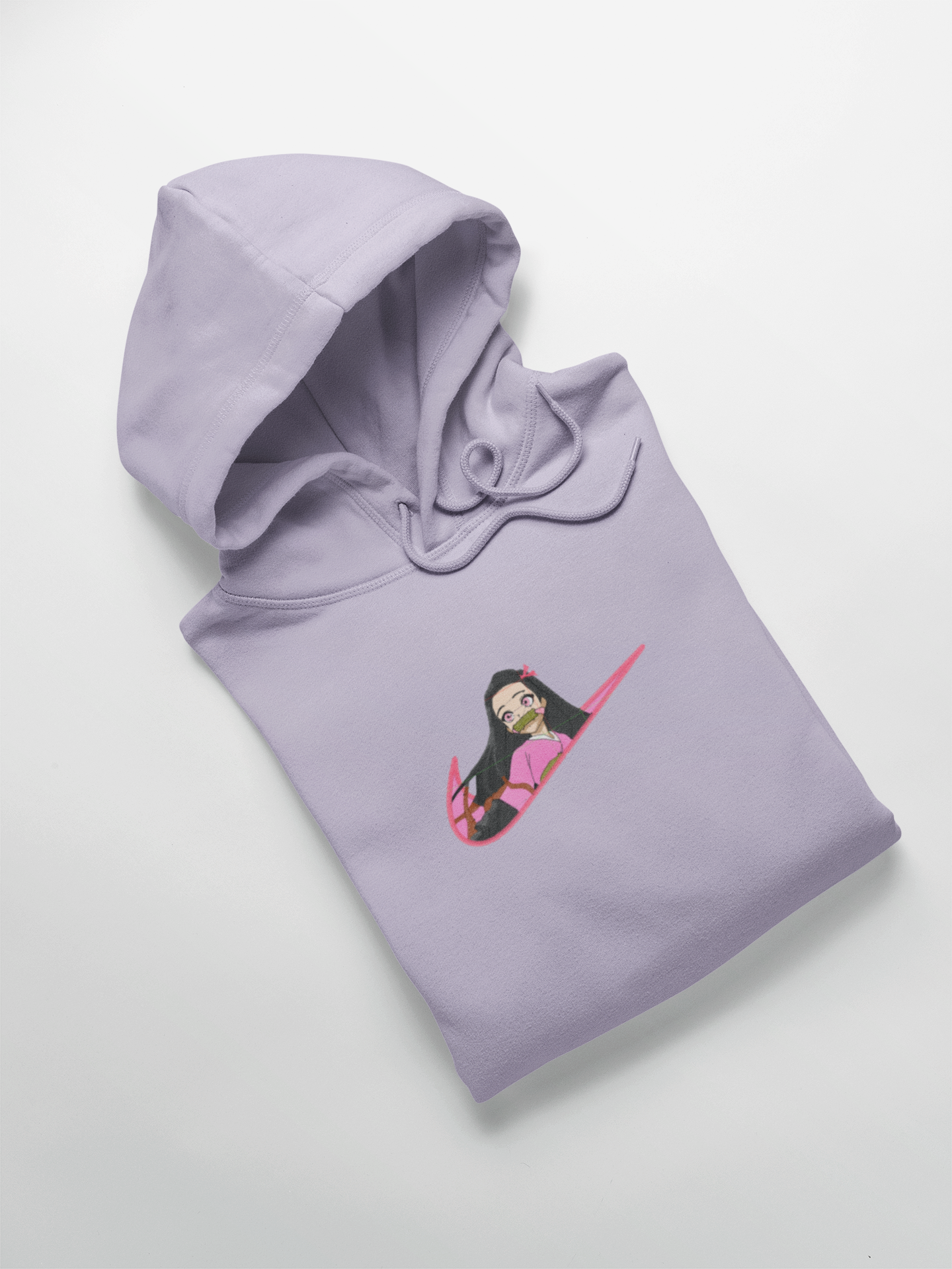 Nezuko Nike Custom | Demon Slayer | Hoodie Brodé