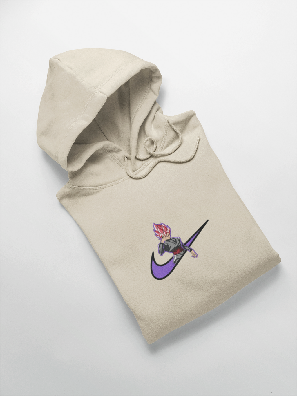 Goku Black SSJ Rose Nike Custom 10 | Dragon Ball | Hoodie Brodé
