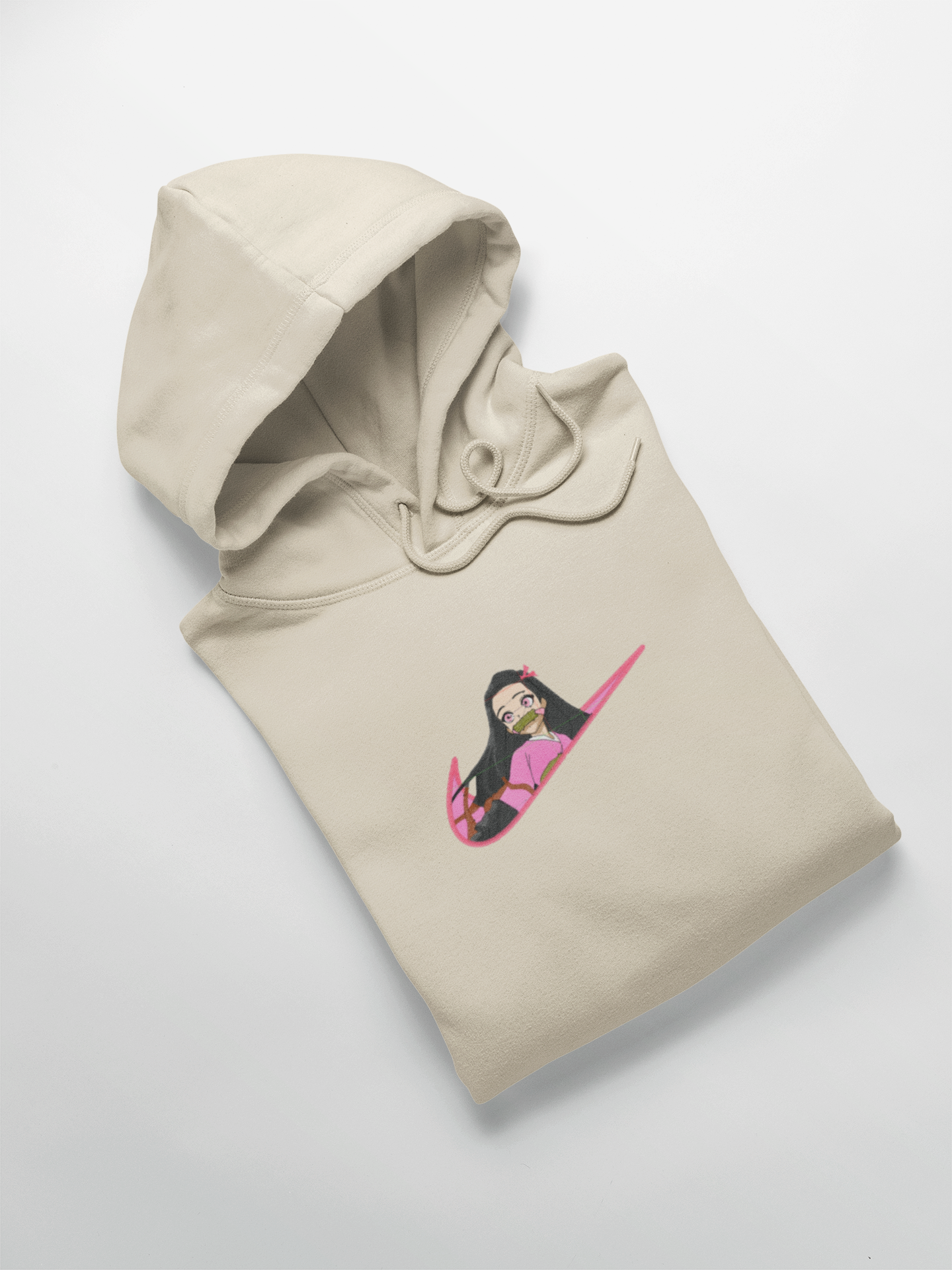 Nezuko Nike Custom | Demon Slayer | Hoodie Brodé