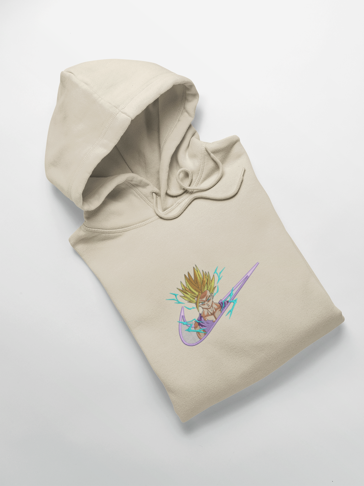 Gohan Super Saiyan Nike Custom | Dragon Ball | Hoodie Brodé