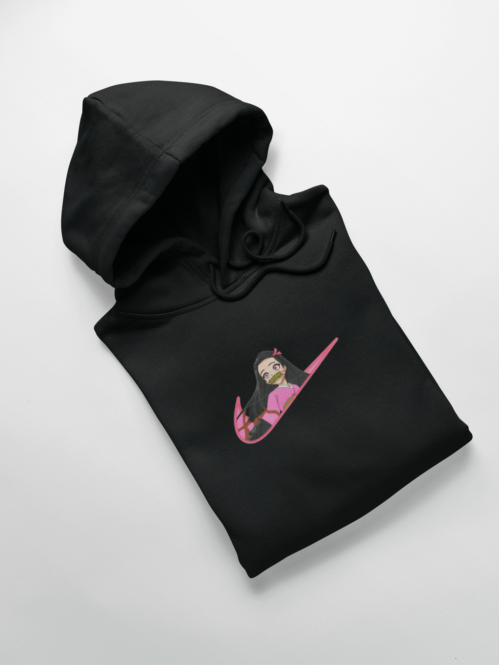 Nezuko Nike Custom 14 | Demon Slayer | Hoodie Brodé