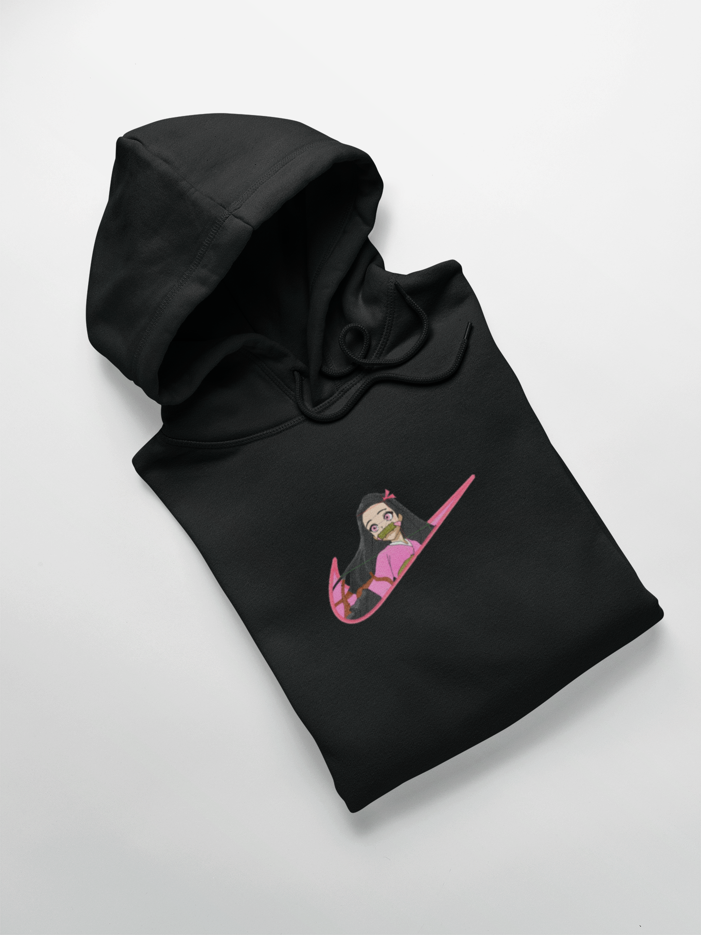 Nezuko Nike Custom | Demon Slayer | Hoodie Brodé