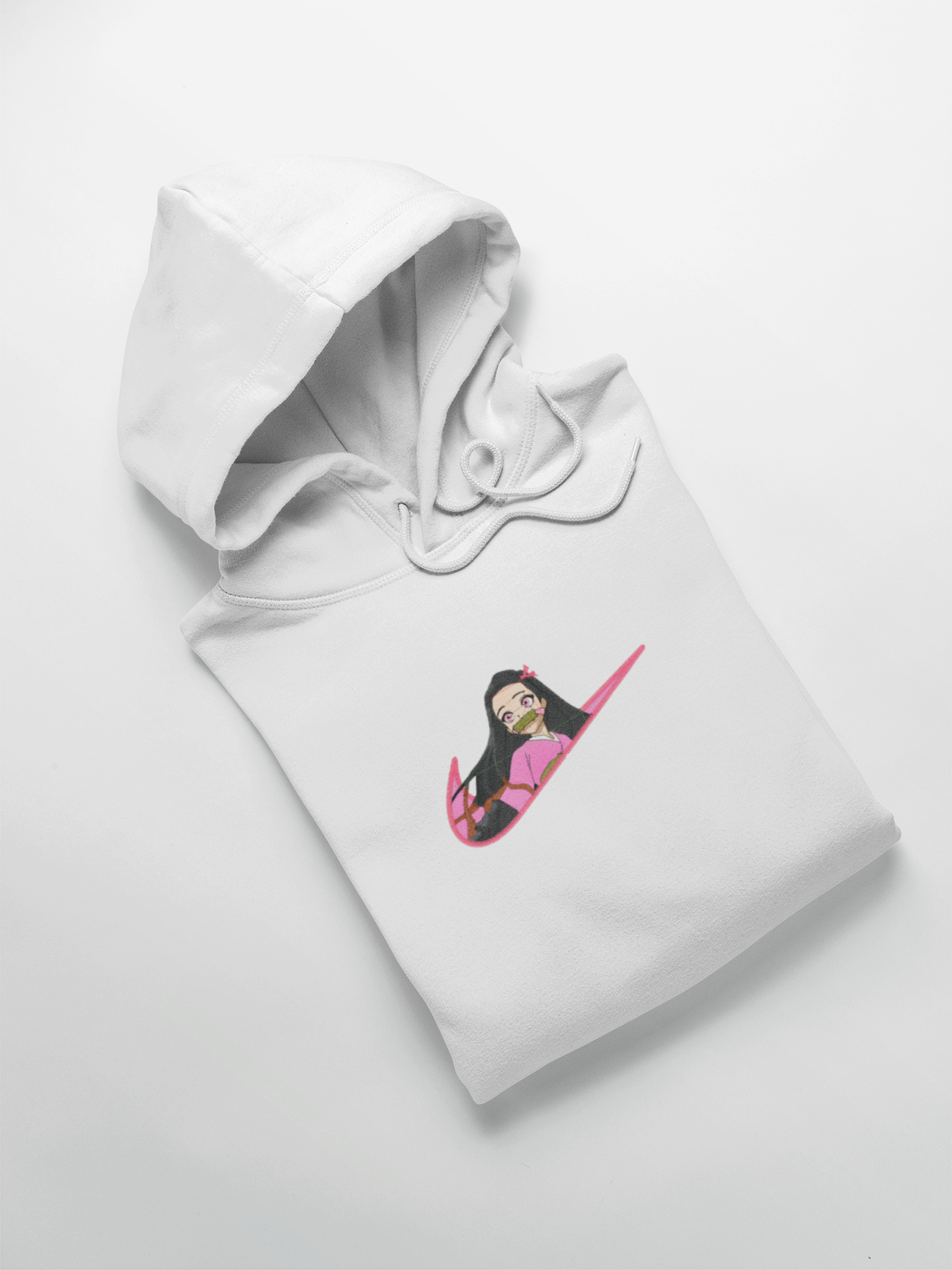Nezuko Nike Custom 14 | Demon Slayer | Hoodie Brodé