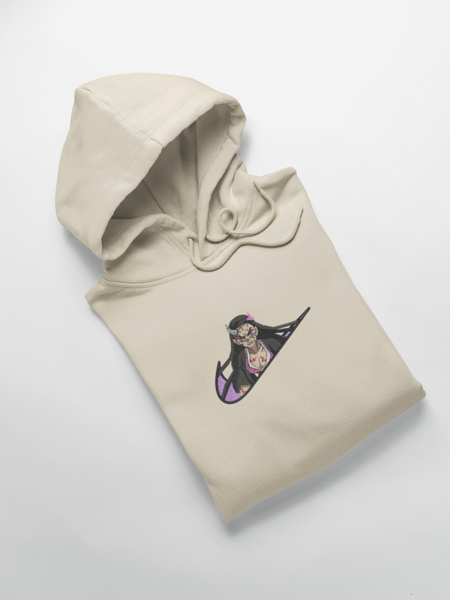 Nezuko Nike Custom | Demon Slayer | Hoodie Brodé