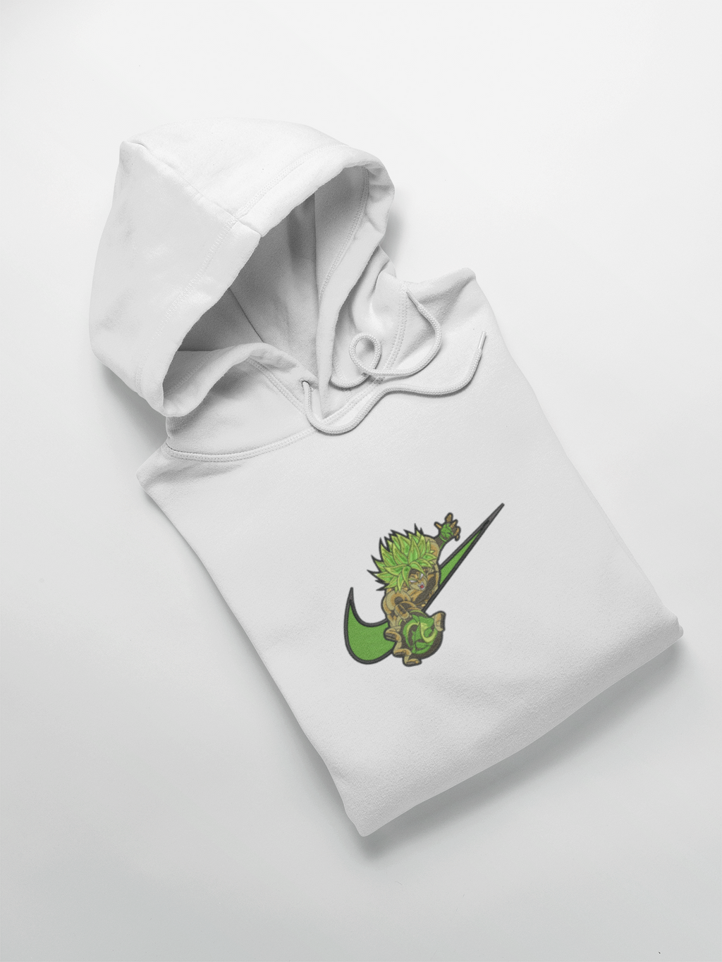 Broly Super Saiyan Nike Custom 8 | Dragon Ball | Hoodie Brodé