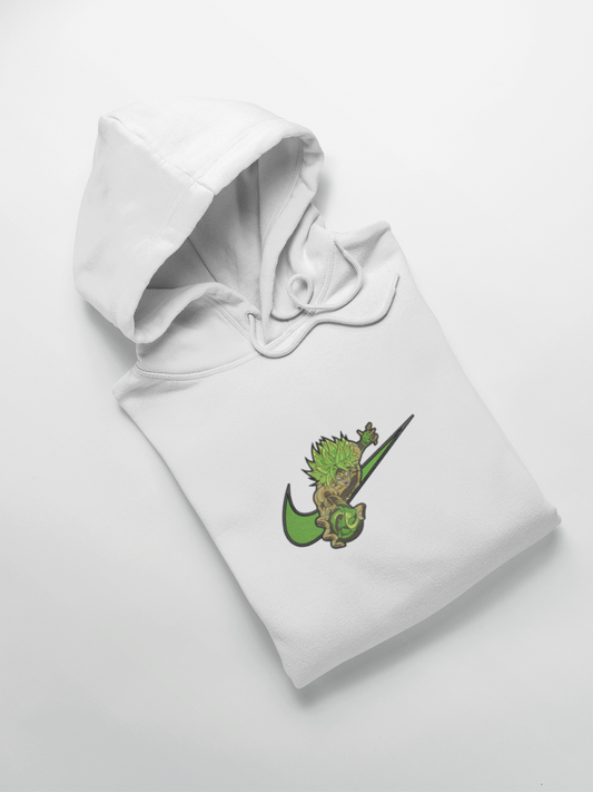 Broly Super Saiyan Nike Custom | Dragon Ball | Hoodie Brodé