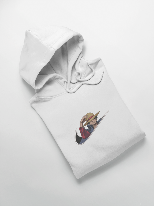 Luffy Vs Empereurs Nike Custom | One Piece | Hoodie Brodé