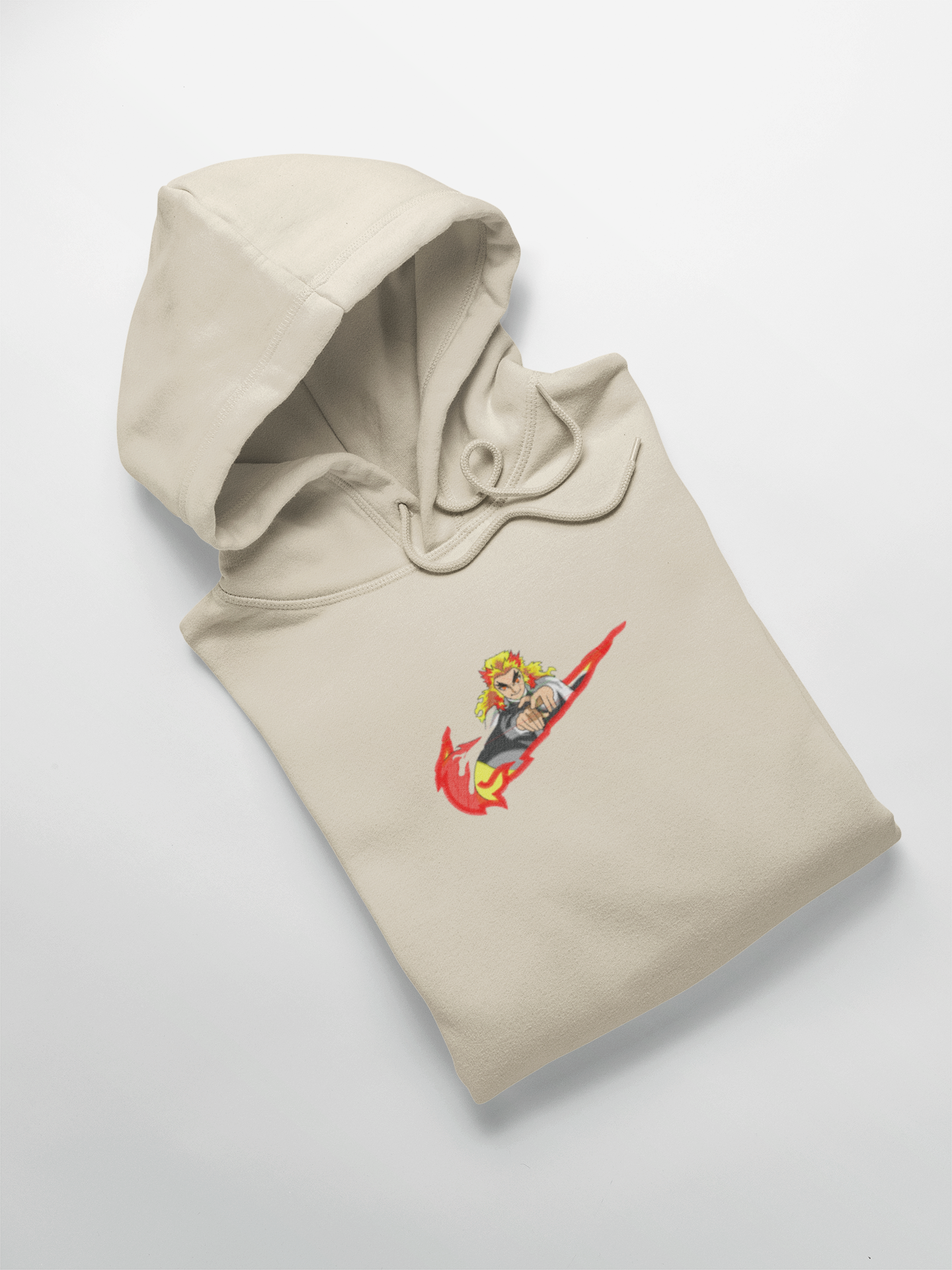 Rengoku Nike Custom 17 | Demon Slayer | Hoodie Brodé