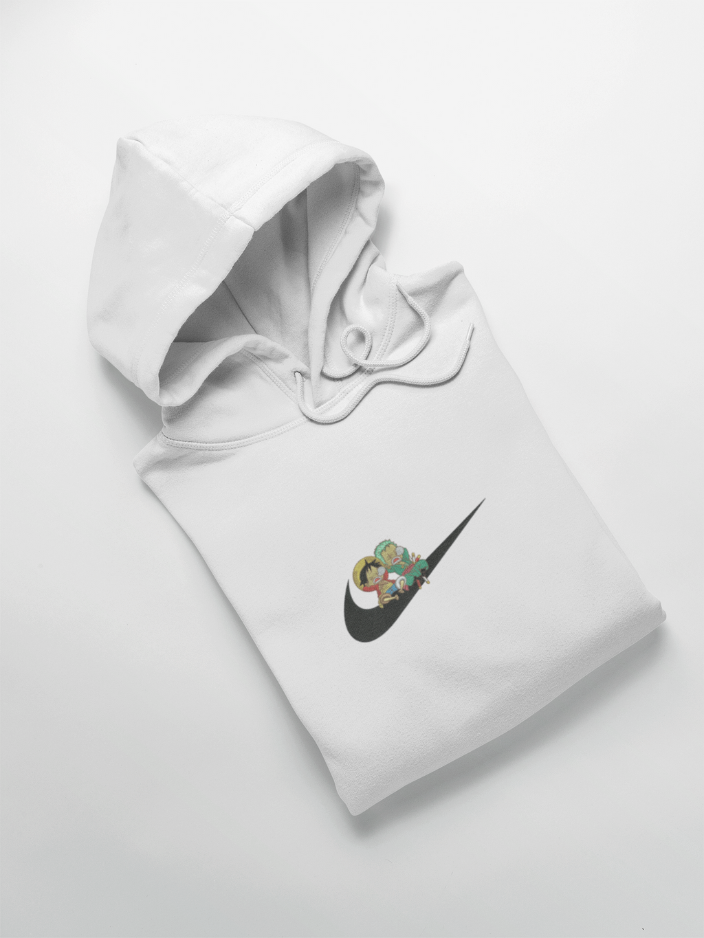 Luffy et Zoro Baby Nike Custom 29 | One Piece | Hoodie Brodé
