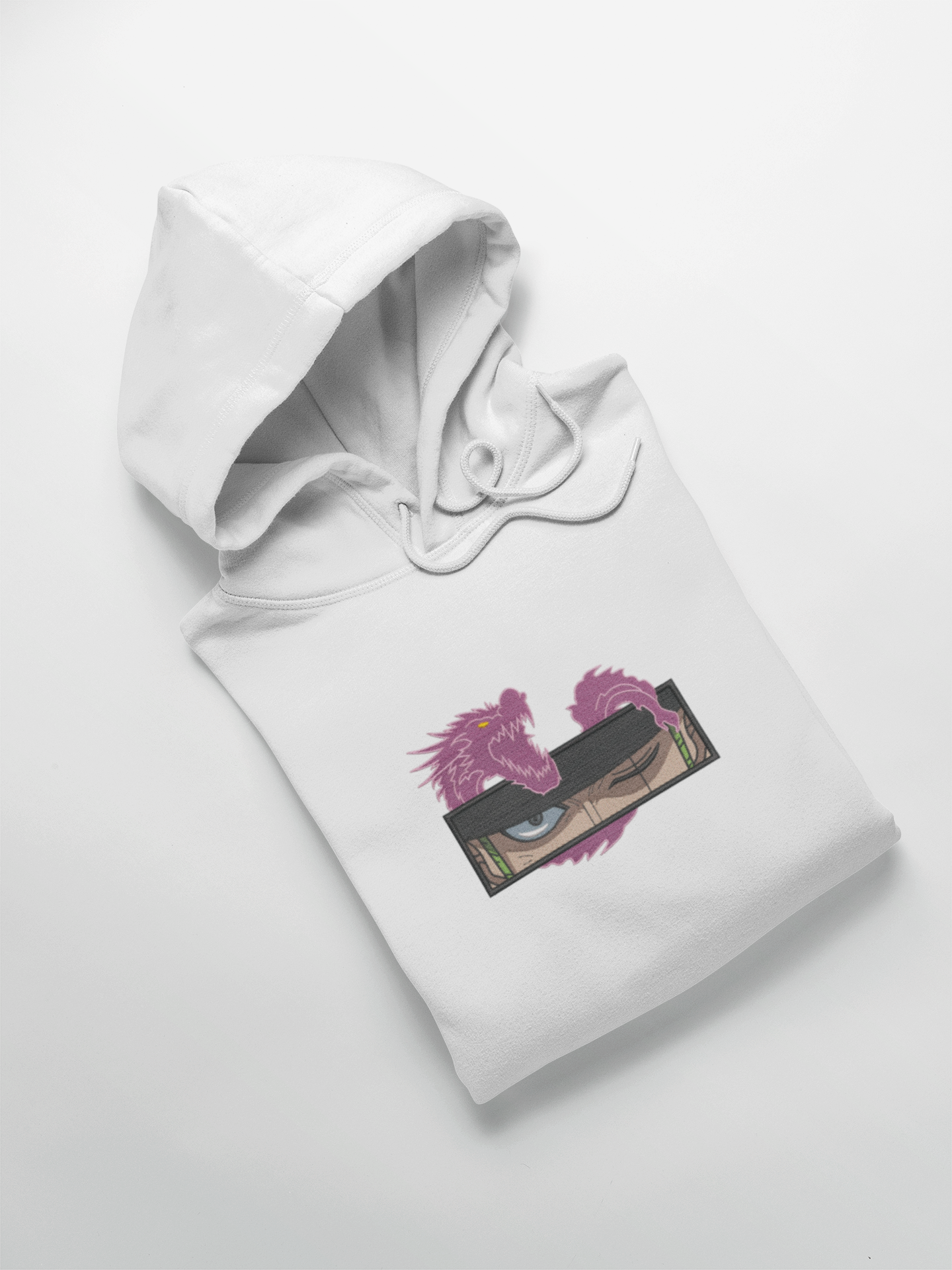 Zoro Eyes x Dragon Custom | One Piece | Hoodie Brodé