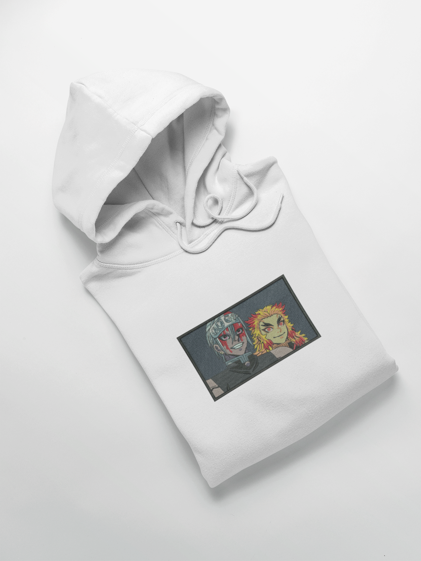 Rengoku x Tengen Custom | Demon Slayer | Hoodie Brodé