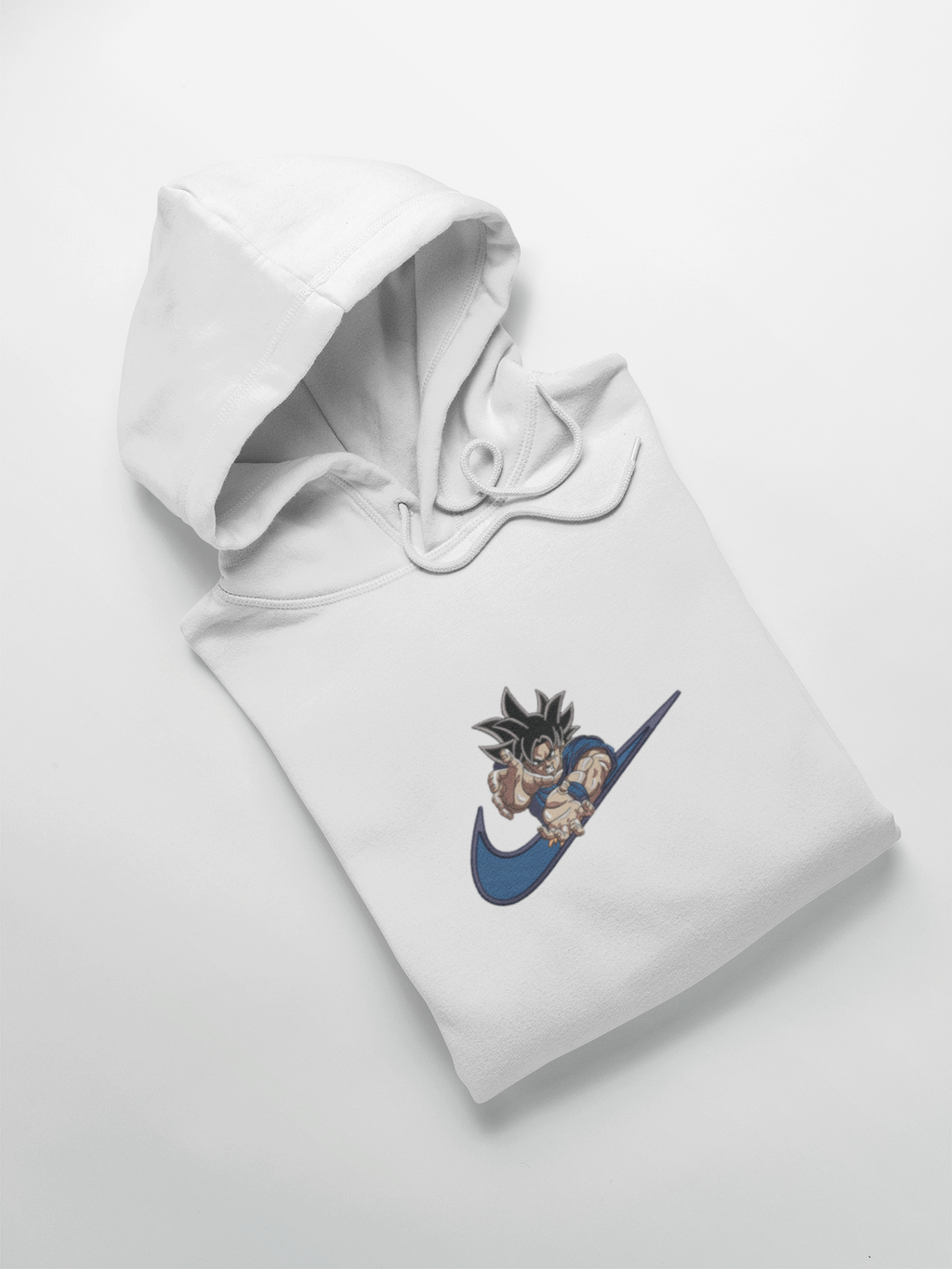 Son Goku ultra instinct Nike Custom 13 | Dragon Ball | Hoodie Brodé