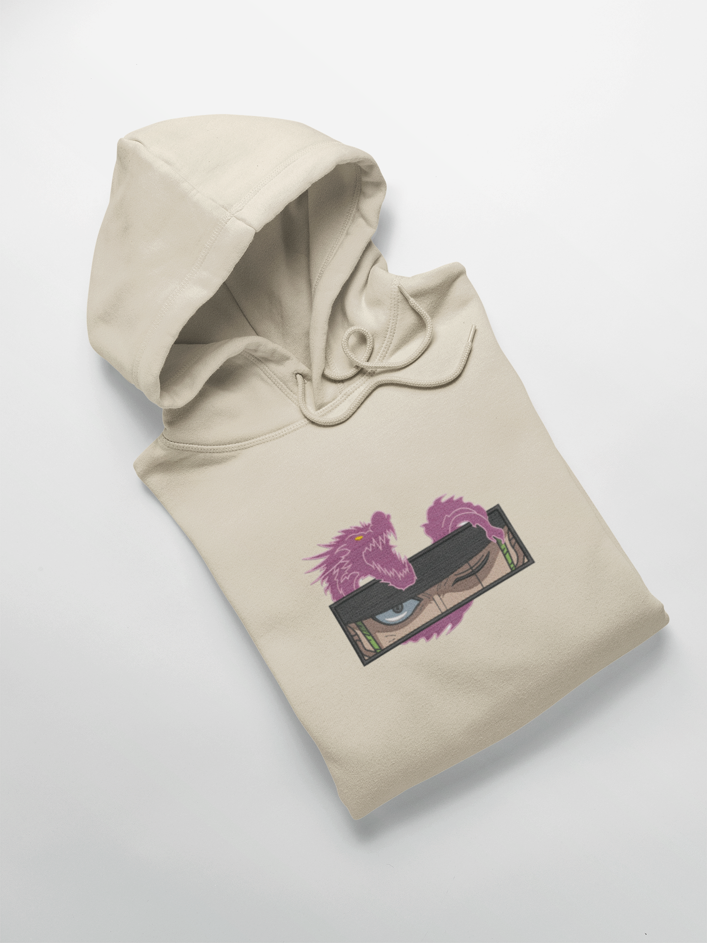 Zoro Eyes x Dragon Custom | One Piece | Hoodie Brodé