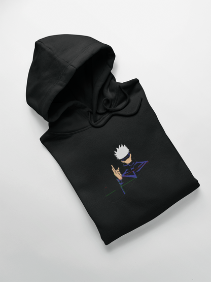 Satoru Gojo Custom | Jujutsu Kaisen | Hoodie Brodé