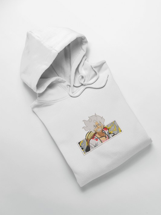 Luffy Gear 5 Custom | One Piece | Hoodie Brodé
