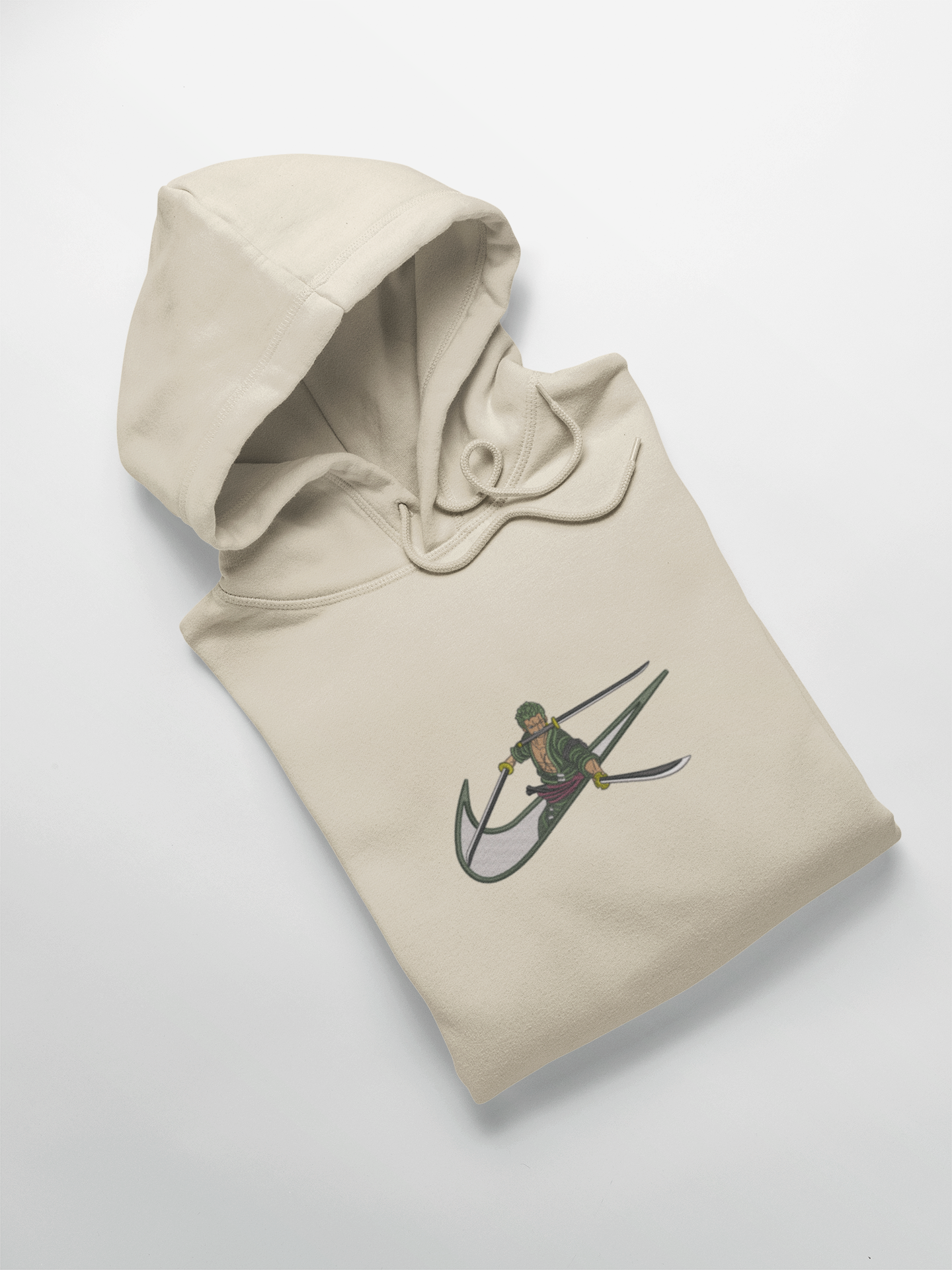 Zoro 3 sabres Nike Custom | One Piece | Hoodie Brodé