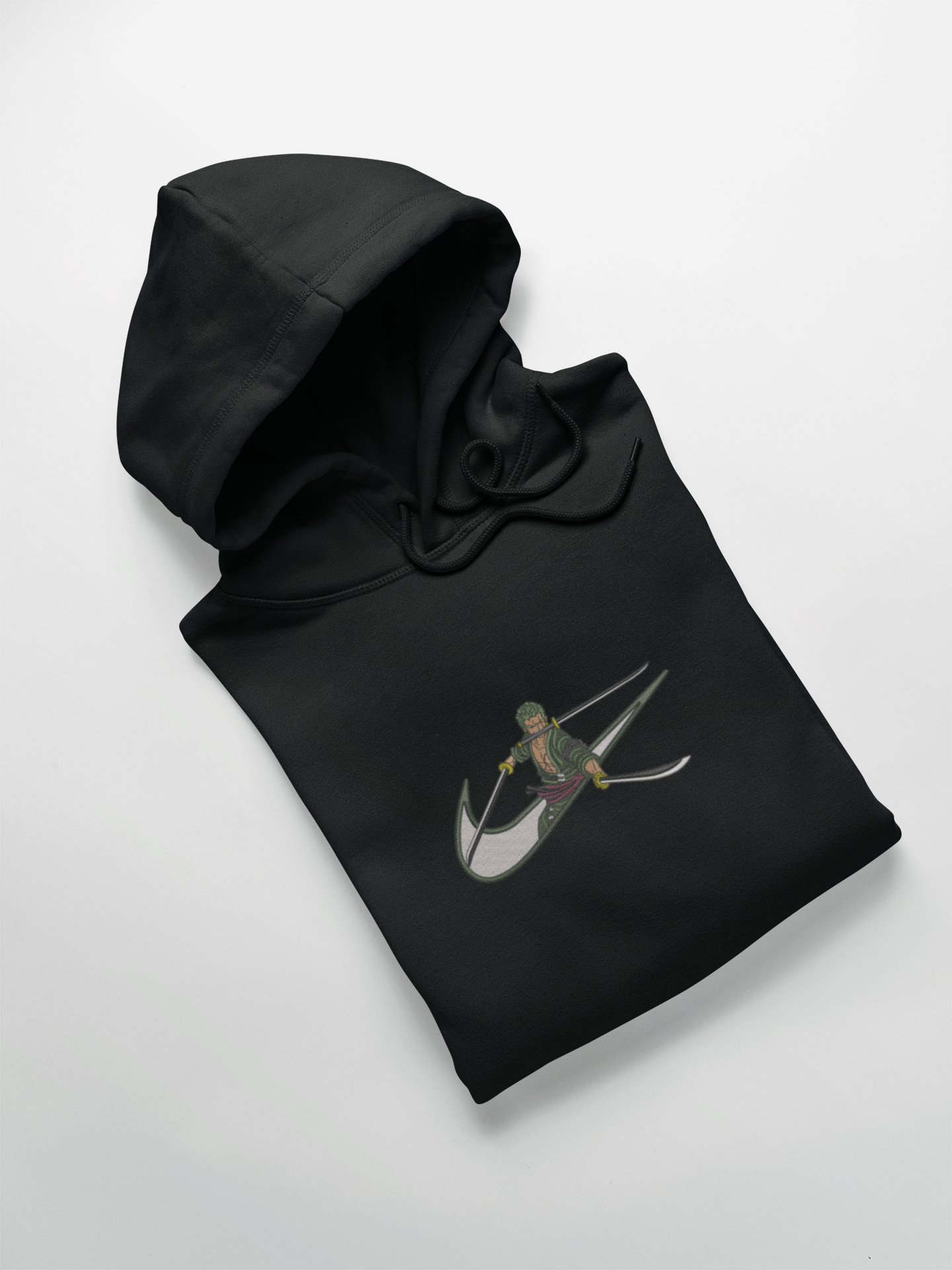 Zoro 3 sabres Nike Custom | One Piece 33 | Hoodie Brodé