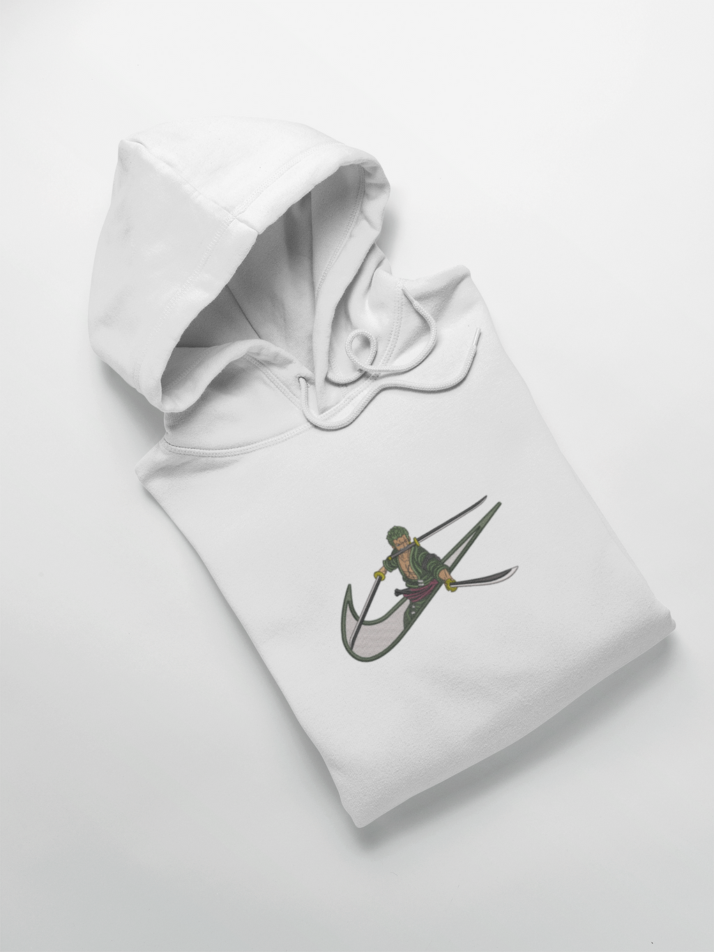 Zoro 3 sabres Nike Custom | One Piece 33 | Hoodie Brodé