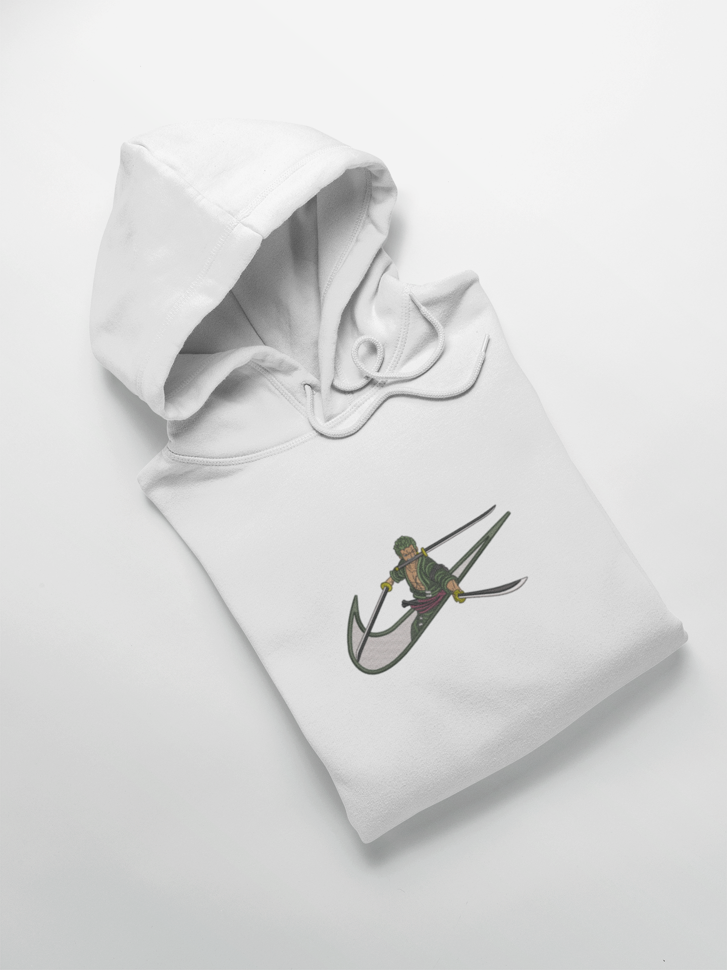 Zoro 3 sabres Nike Custom | One Piece | Hoodie Brodé