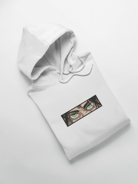Eren Yaeger Titan Custom | L'Attaque des Titans | Hoodie Brodé