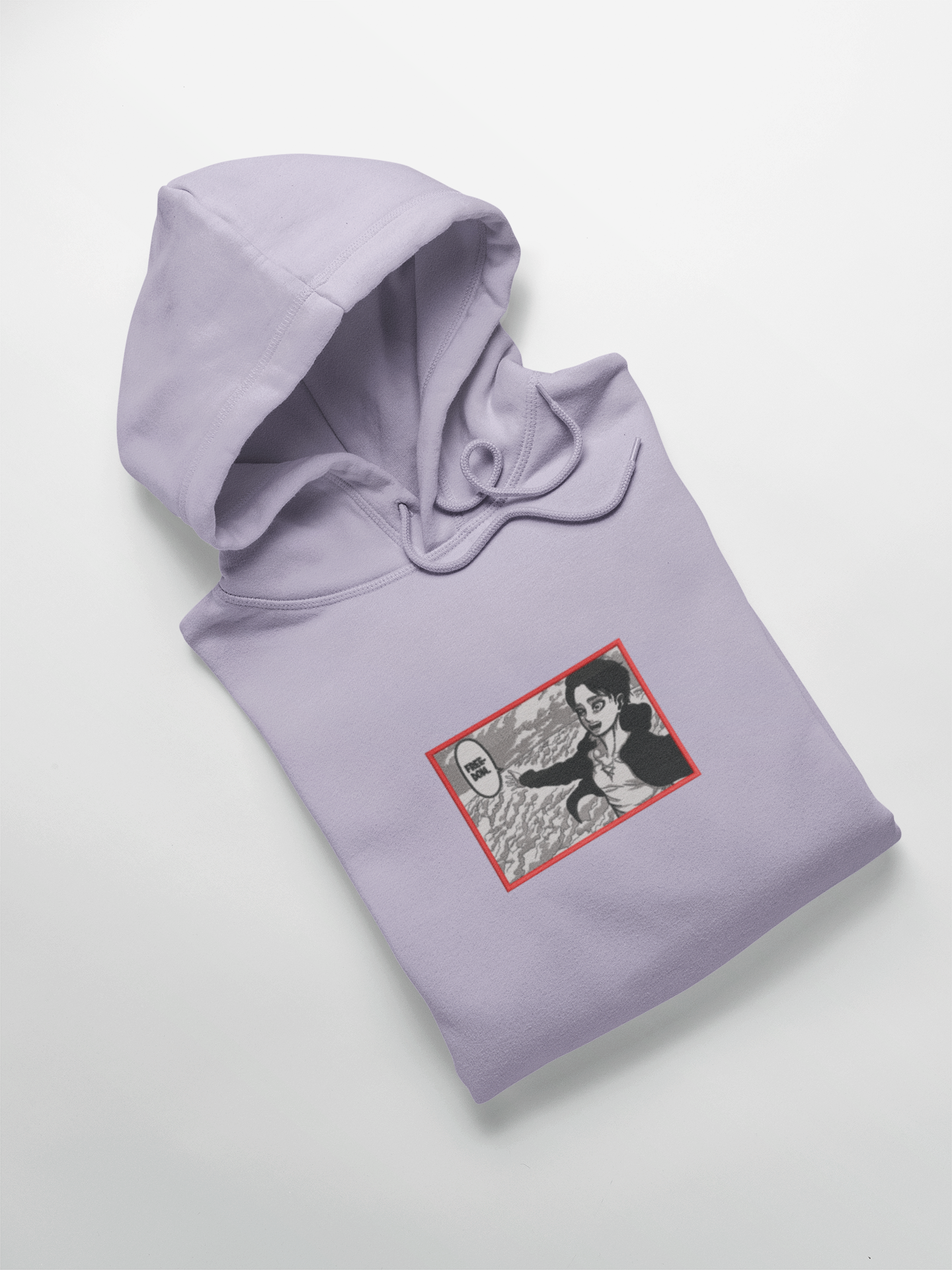 Eren Yaeger Freedom Custom | L'Attaque des Titans | Hoodie Brodé