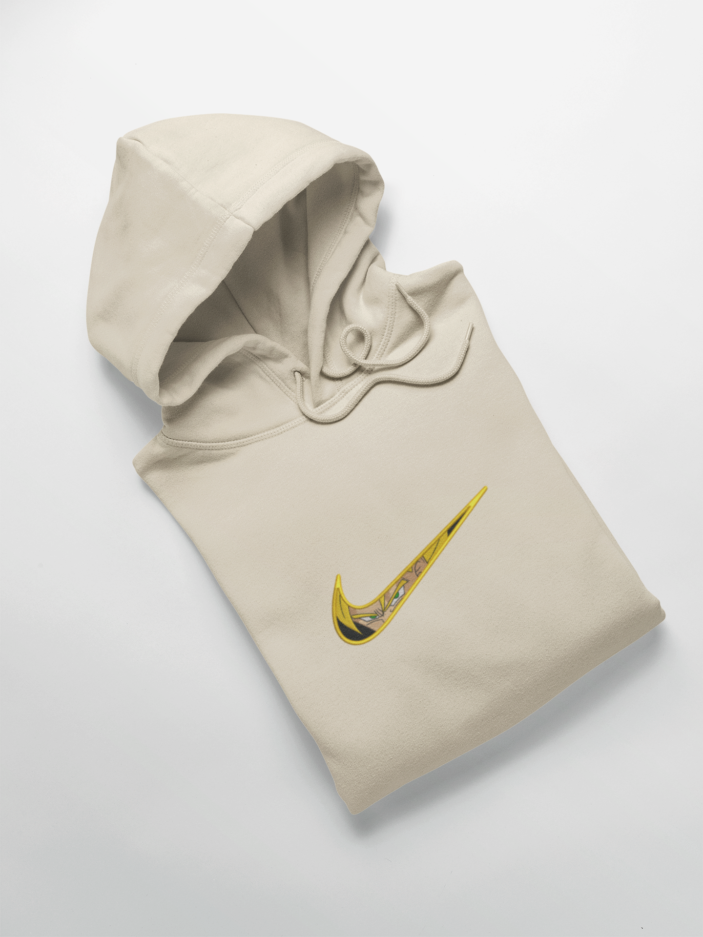 Goku Super Saiyan Nike Custom 21 | Dragon Ball | Hoodie Brodé