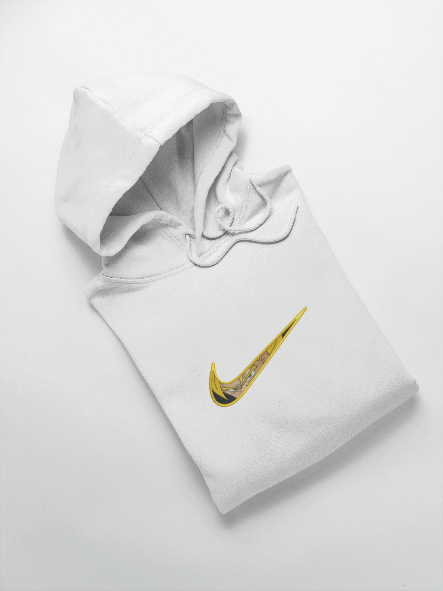 Goku Super Saiyan Nike Custom 21 | Dragon Ball | Hoodie Brodé