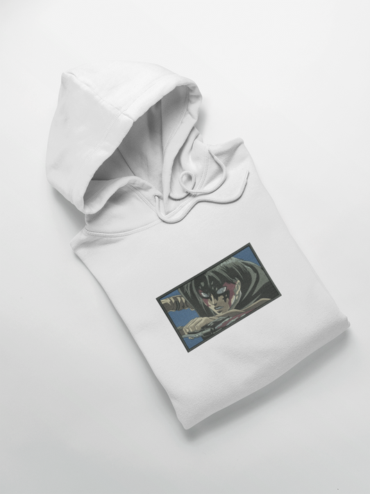 Livaï Ackerman Custom | L'Attaque des Titans | Hoodie Brodé